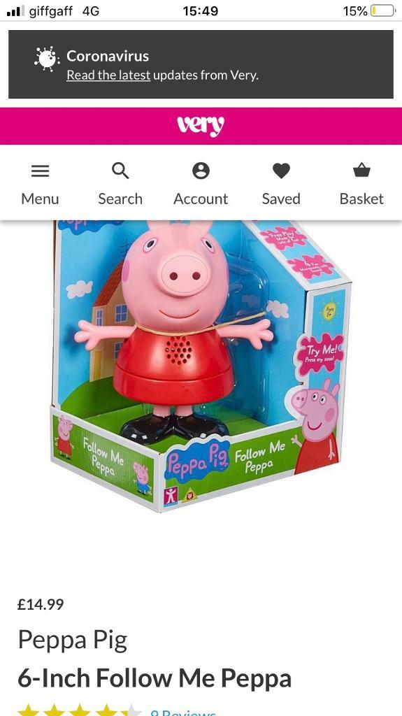 peppa pig follow me peppa